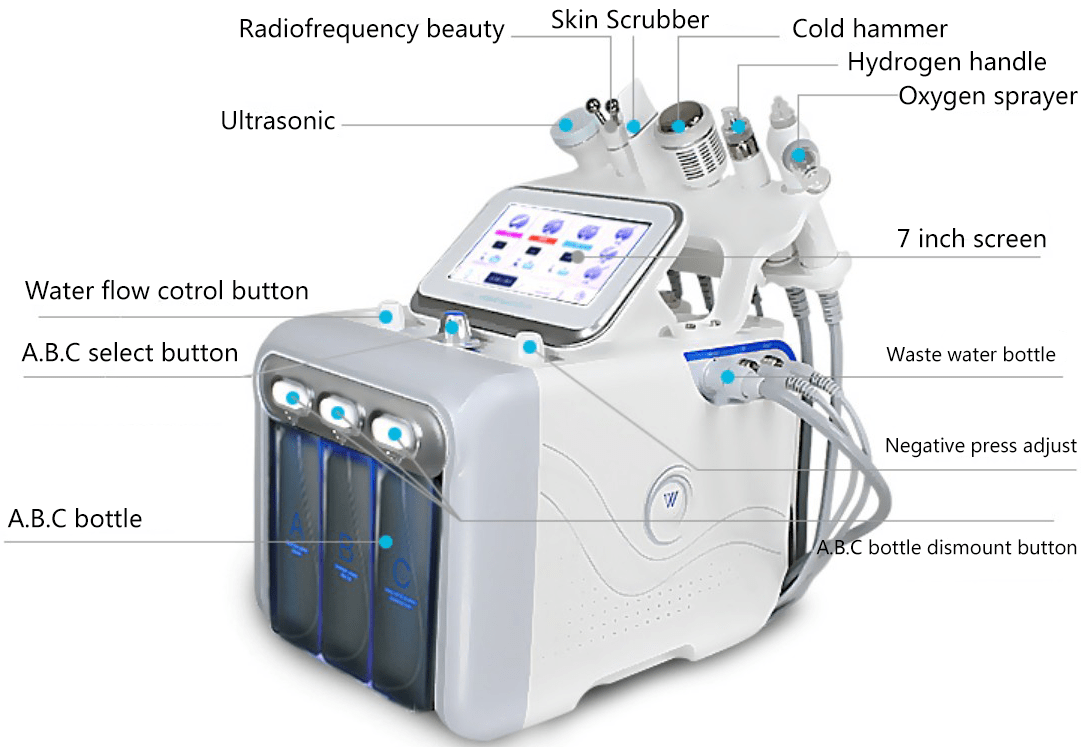 6 in 1 hydro dermabrasion