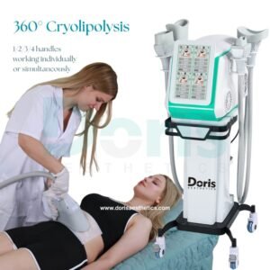Cryolipolysis Machine 360 Fat Freeze Body Slimming Equipment 4 handles