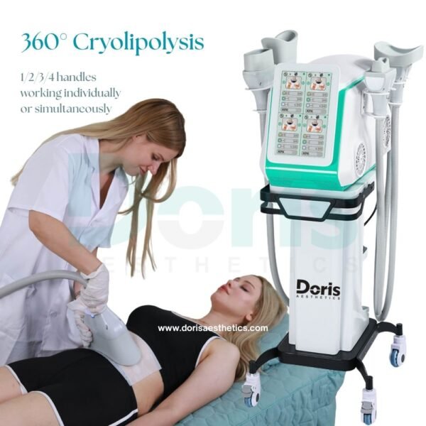 Cryolipolysis Machine 360 Fat Freeze Body Slimming Equipment 4 handles