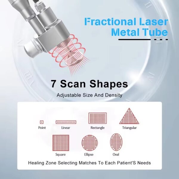 fractional laser metal tube