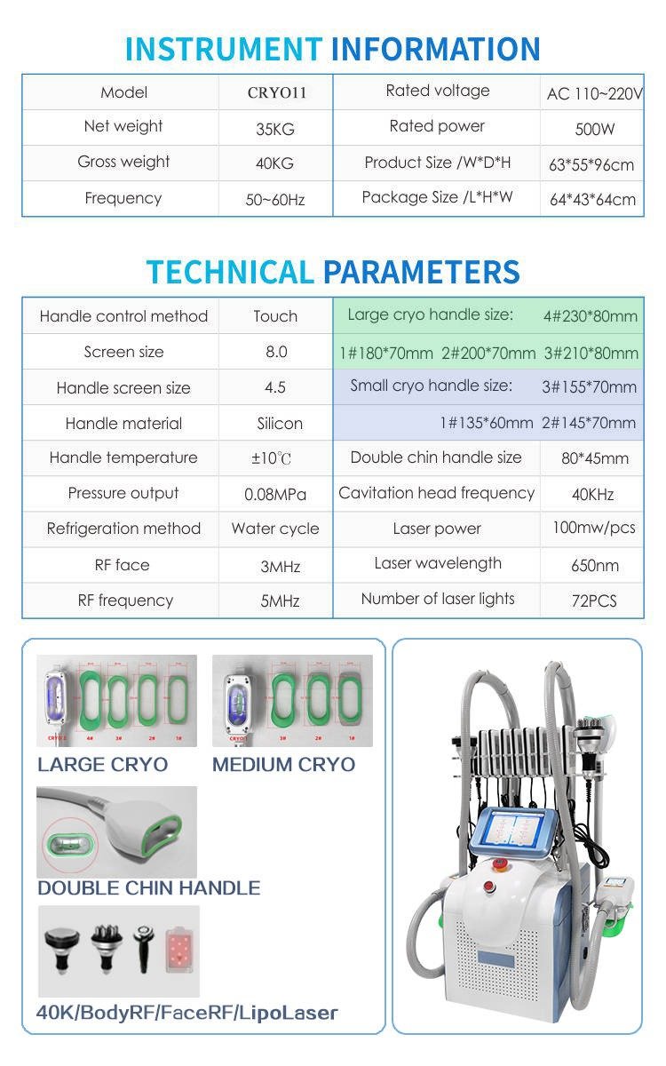 cryo fat freezing machine