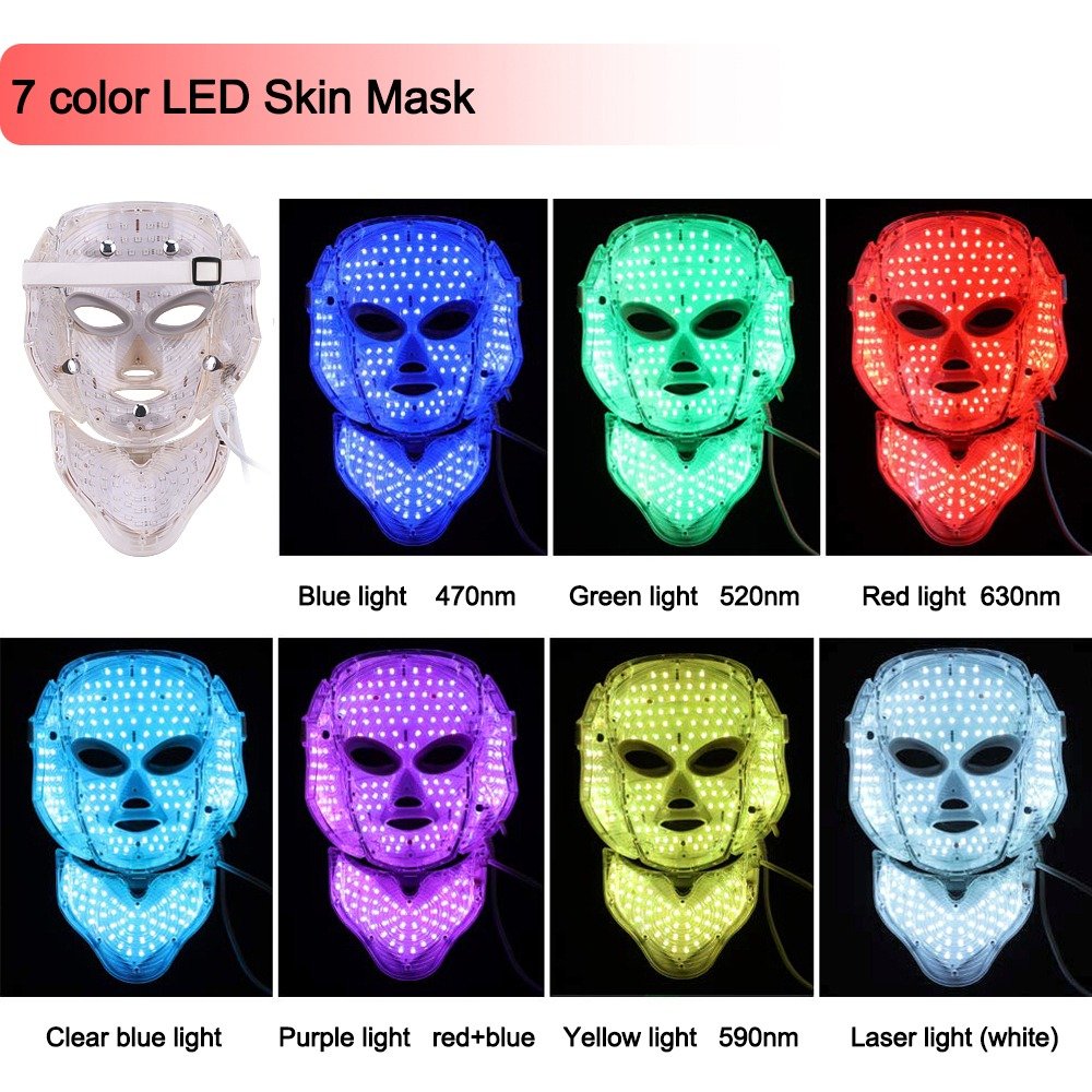 colorful led beauty mask