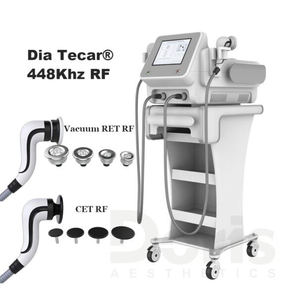 Dia Tecar Cet Ret RF Vacuum Therapy 448khz Diathermy Machine