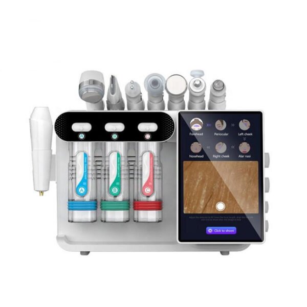 Skin Analysis Hydra Glow Facial Beauty Machine 8in1