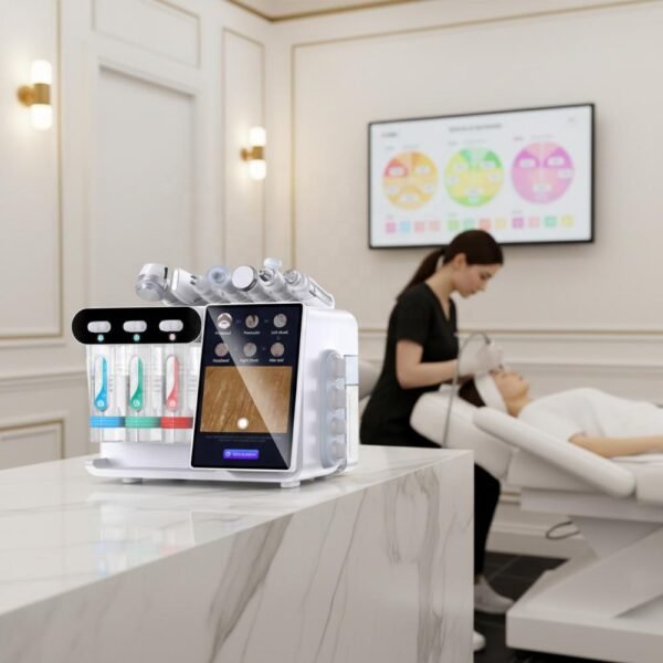 Skin Analysis Hydra Glow Facial Beauty Machine 8in1