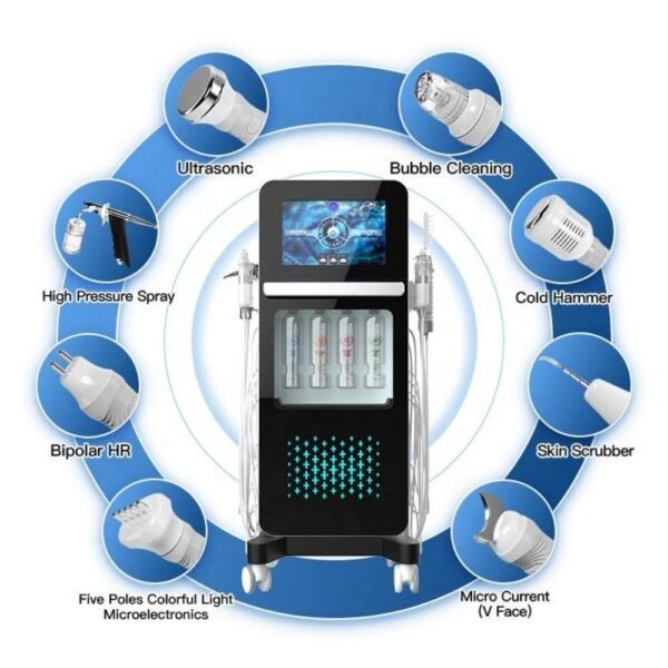 Hydra Shine Facial Machine for Skin Care Management 17 in 1