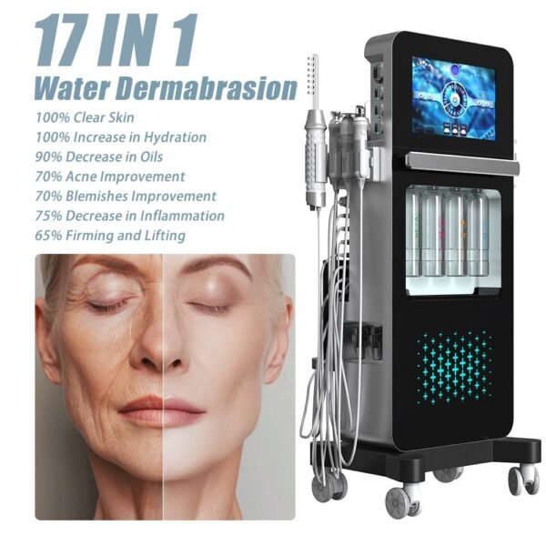 Hydra Shine Facial Machine for Skin Care Management 17 in 1