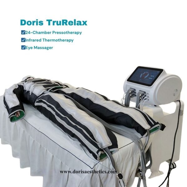 24-Chamber Professional Pressotherapy Machine | Far Infrared & Eye Massage | Lymphatic Drainage for Salons