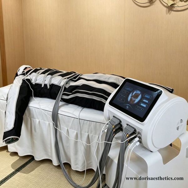 24-Chamber Professional Pressotherapy Machine | Far Infrared & Eye Massage | Lymphatic Drainage for Salons